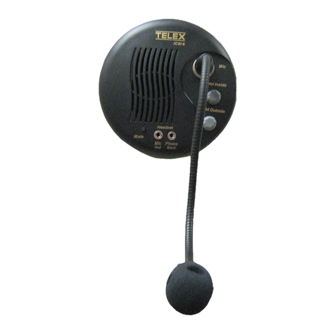 Telex ICW-6 User manual