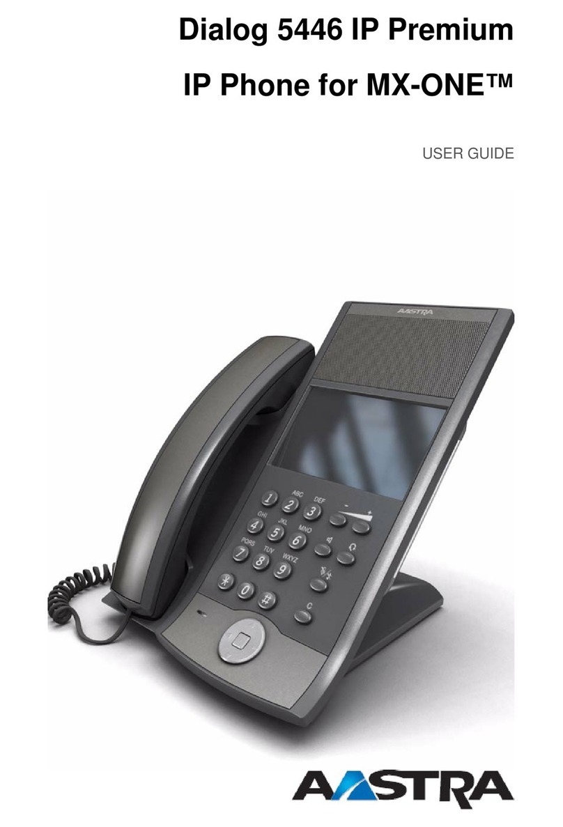 Aastra Dialog 5446 IP Premium User manual