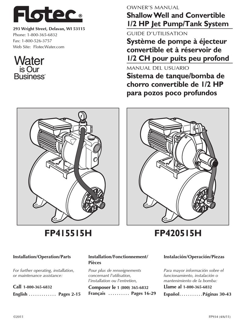 Flotec FP415515H owner's manual Flotec FP415515H owner's manual