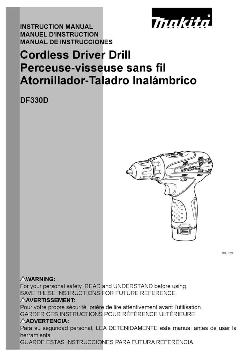 Makita DF330D instruction manual