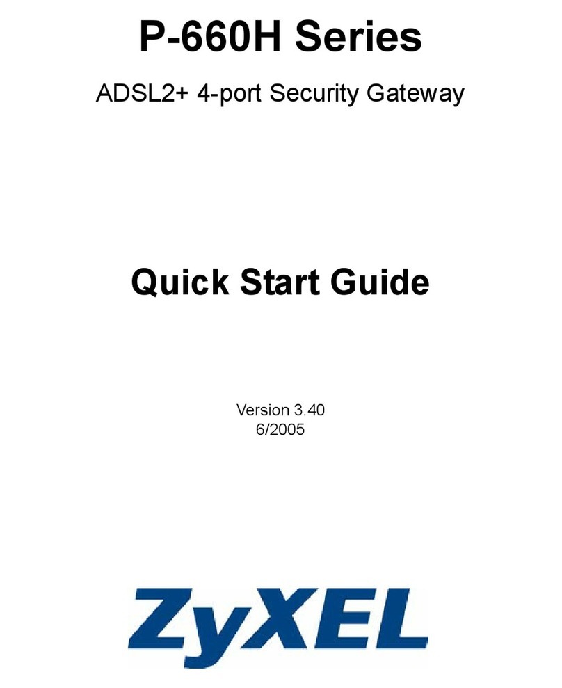 ZyXEL Communications P-660H Series quick start guide