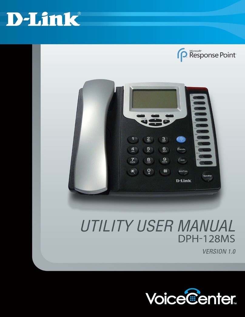 D-Link DPH-128MS - VoiceCenter VoIP Phone User manual