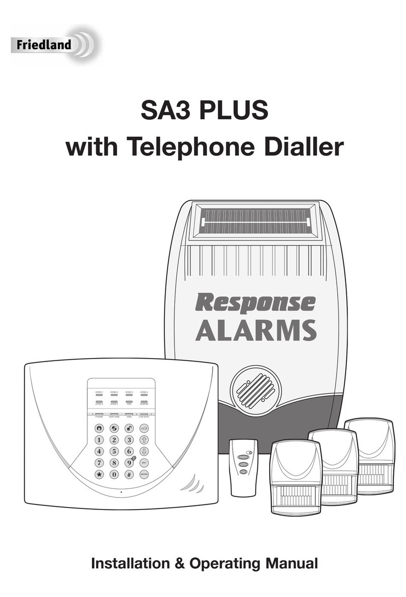 FRIEDLAND SA3 PLUS Installation & operating manual