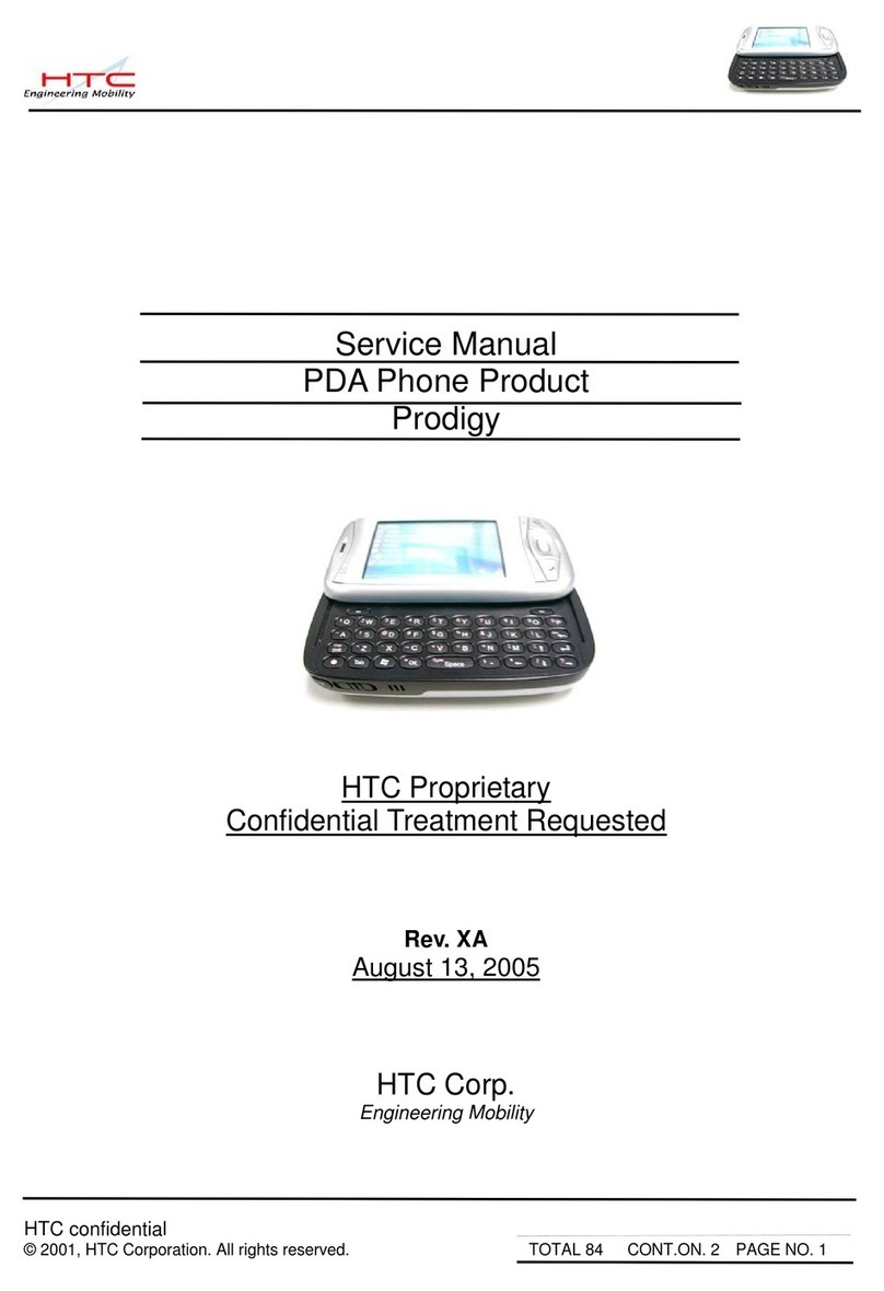 HTC Prodigy Service manual