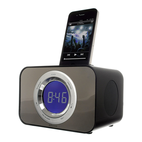 Kitsound Clock Dock user manual