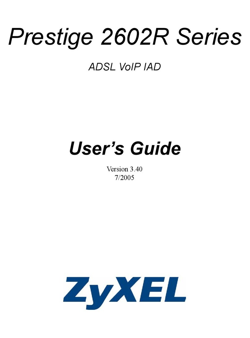ZyXEL Communications Prestige 2602R Series User manual