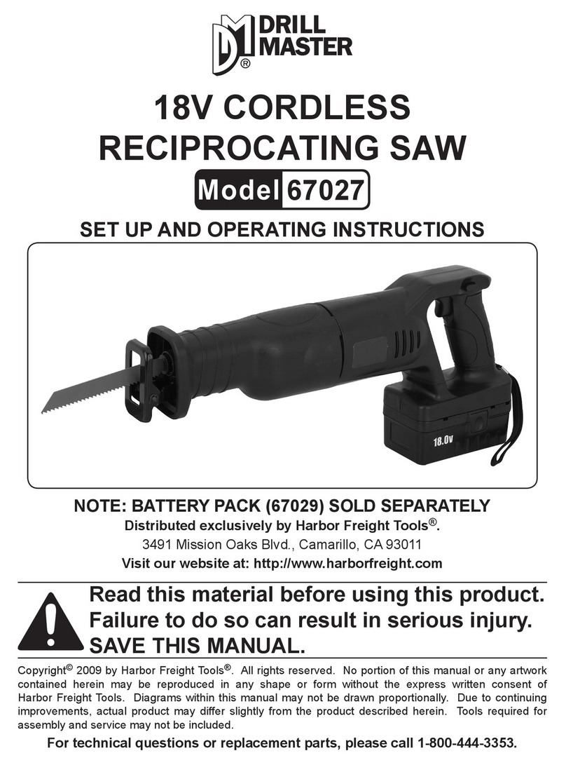 Drill Master 67027 Set up and operating instructions