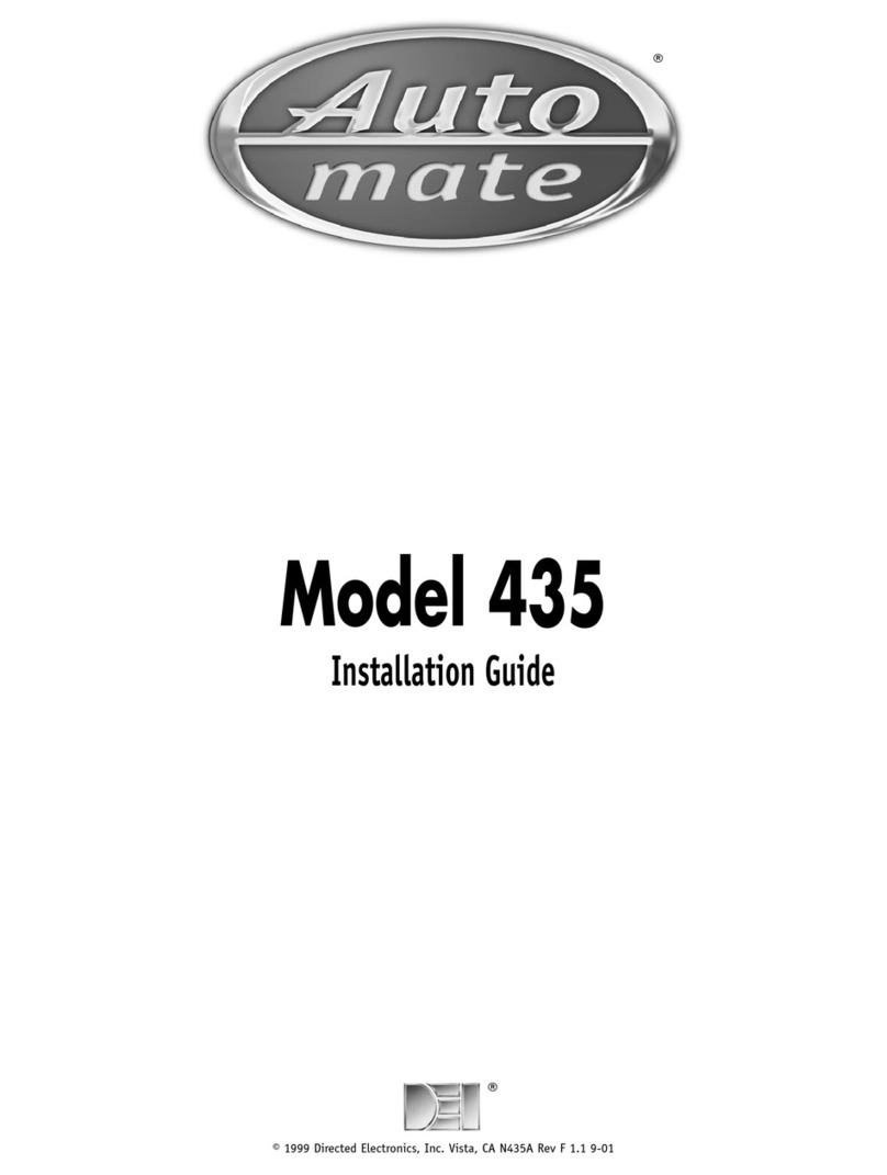 Auto Mate 435 User manual