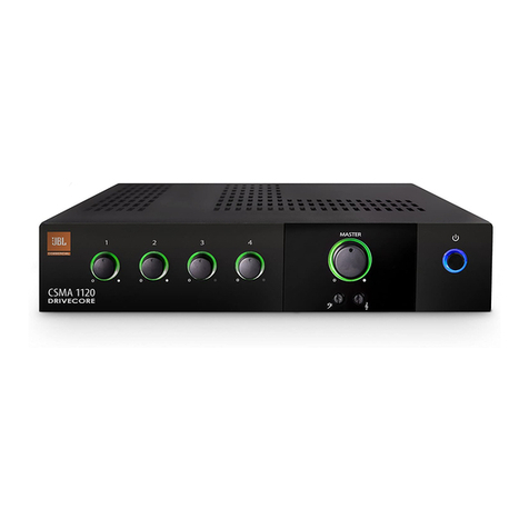 JBL CSMA 1120 User guide