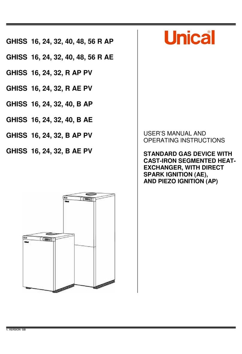 Unical GHISS 16R AP user manual