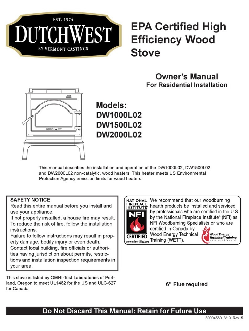 DutchWest DW1000L02 owner's manual