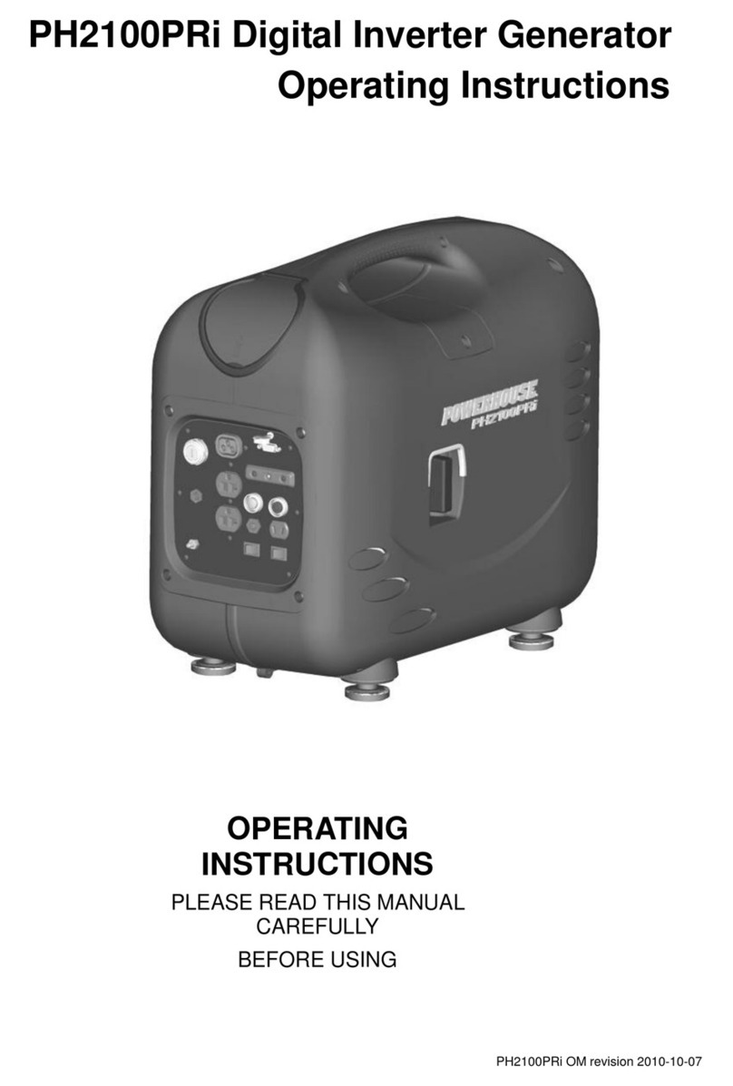 Power House PH2100PRi operating instructions Power House PH2100PRi operating instructions