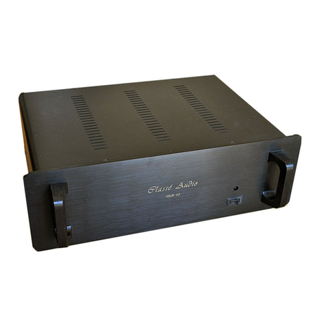 Classe Audio 10 owner's manual