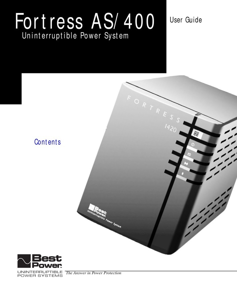 Best Power Fortress AS/400 User manual