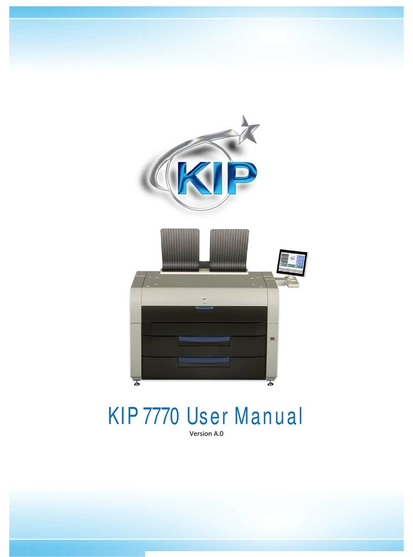 KIP 7770 User manual