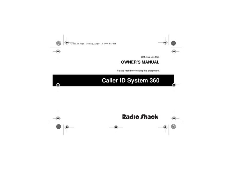 Radio Shack Talking 360 User manual Radio Shack Talking 360 User manual