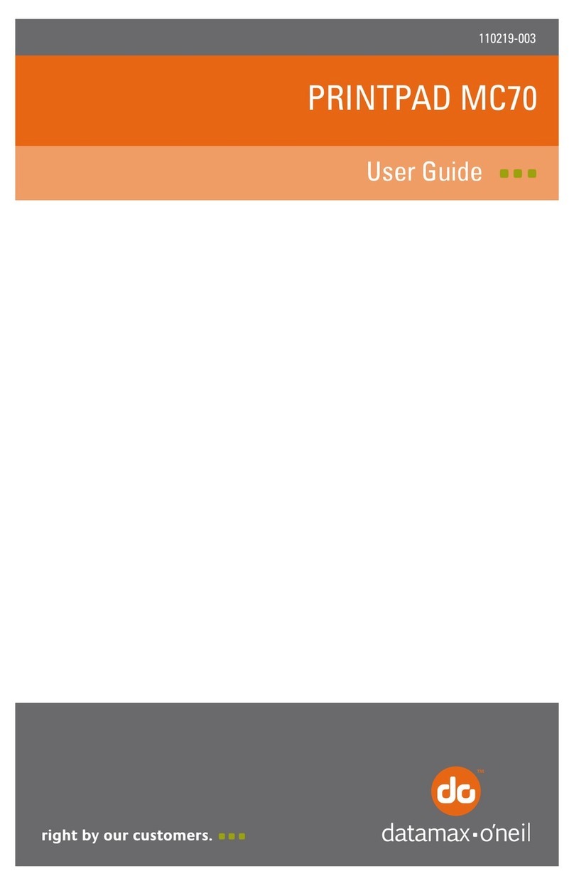 Datamax PRINTPAD MC70 user guide