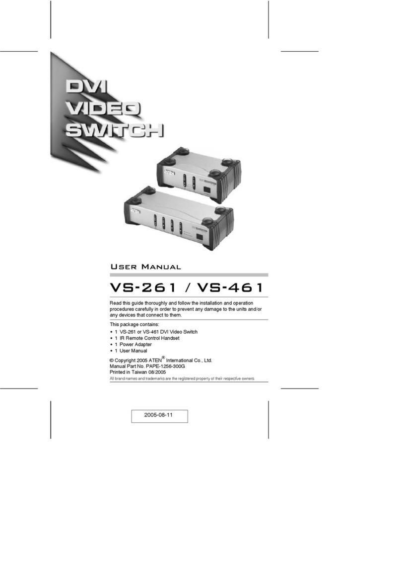 ATEN VS-261 User manual