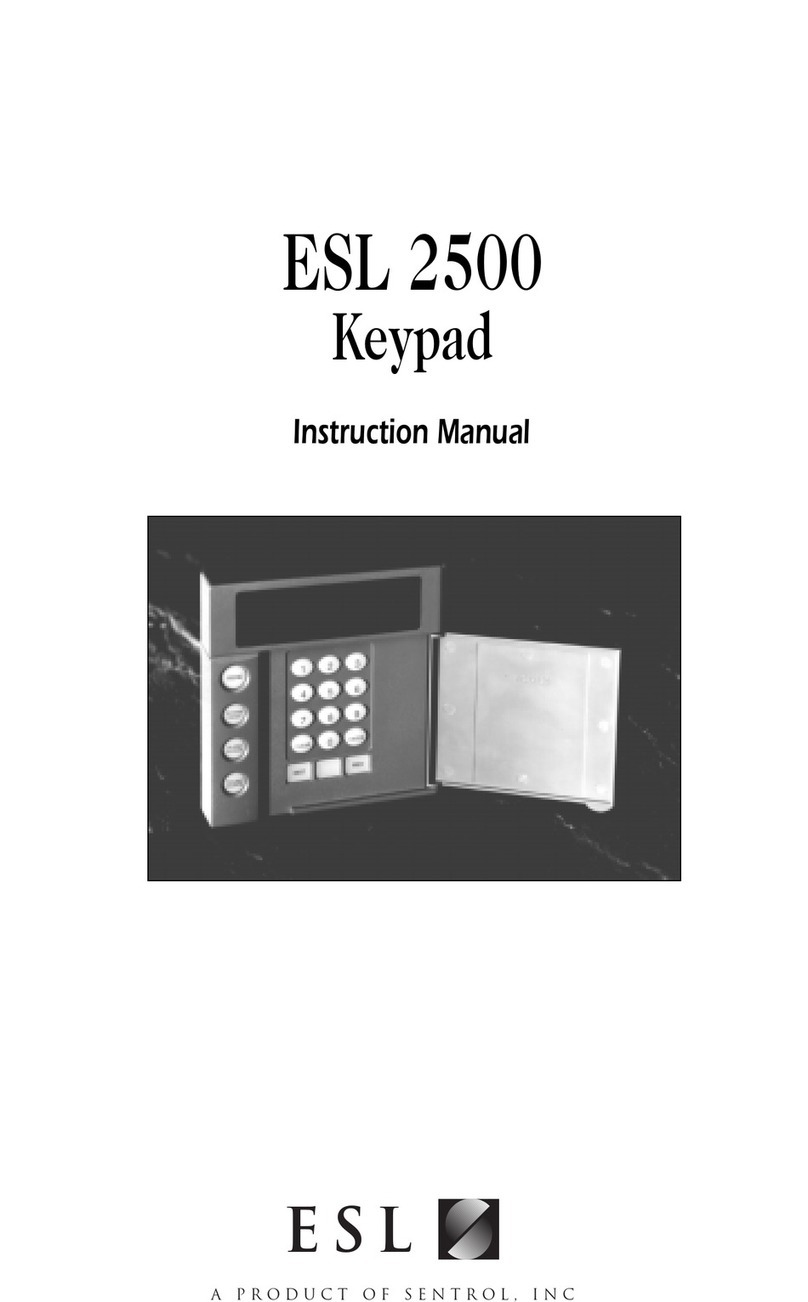 Sentrol ESL 2500 instruction manual