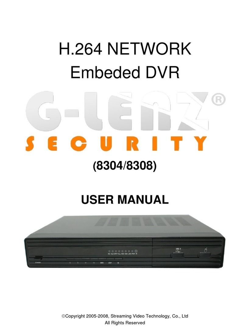 G-Lenz Security 8304 User manual