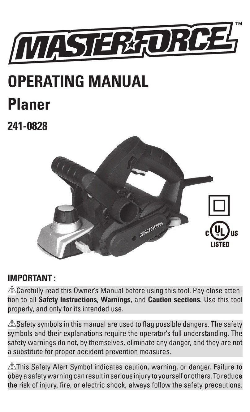 MasterForce 241-0828 operating manual