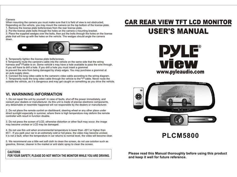 Pyle view PLCM5800 user manual
