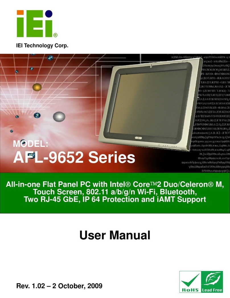 IEI Technology AFL-9652 Series User manual IEI Technology AFL-9652 Series User manual