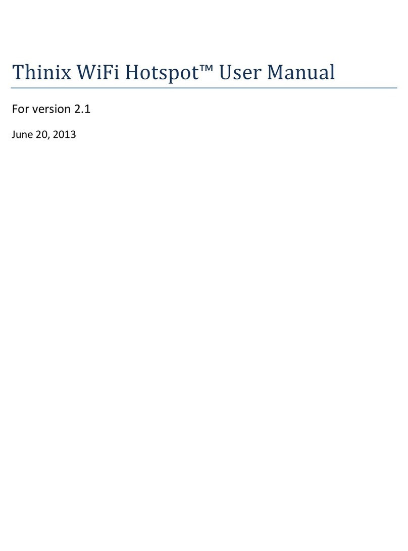 Thinix WiFi Hotspot user manual