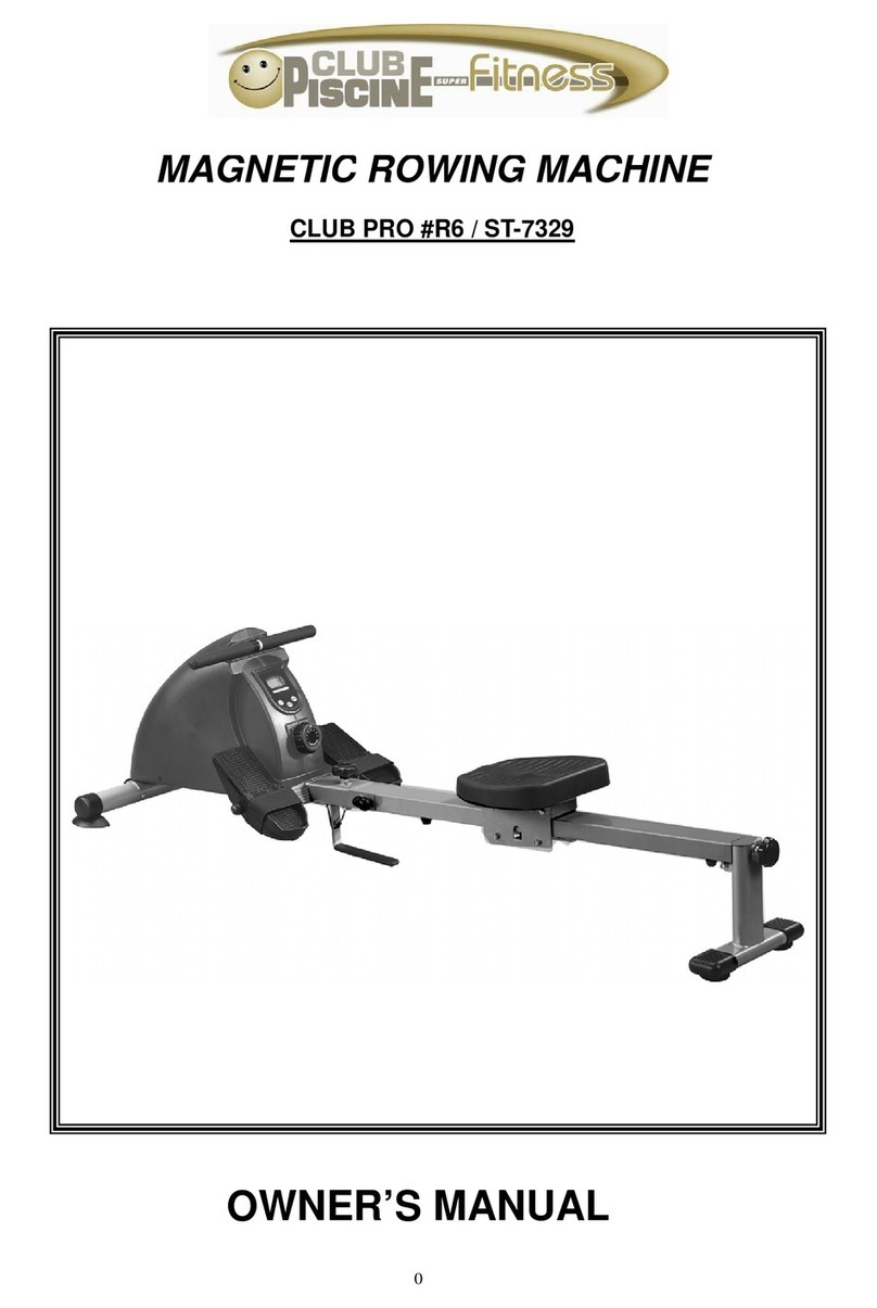 Club Piscine R6 / ST-7329 owner's manual
