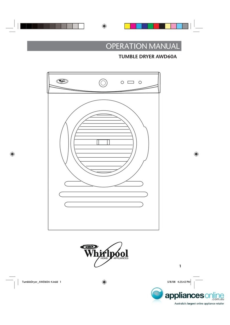 Whirlpool AWD60A User manual