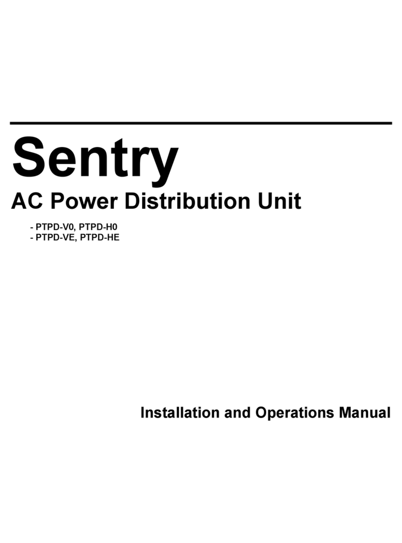 Sentry PTPD-V0 Installation and operation manual
