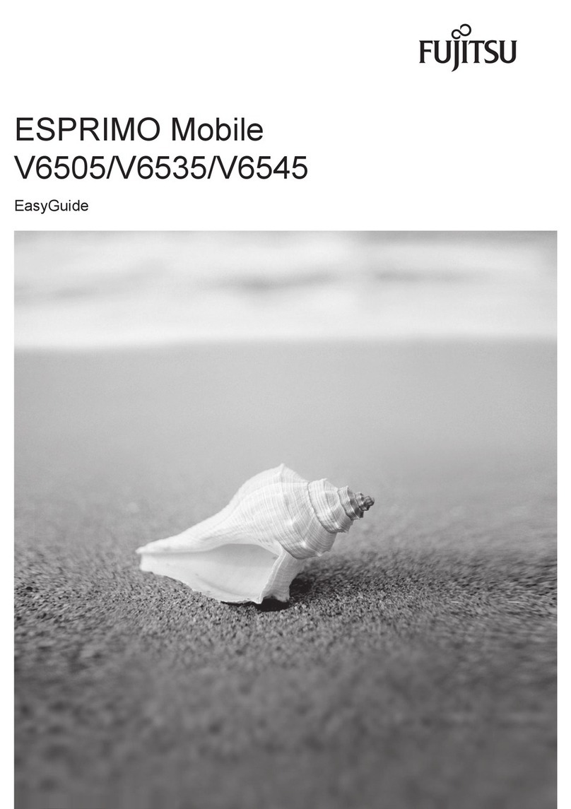 Fujitsu ESPRIMO Mobile V6505 Product information sheet