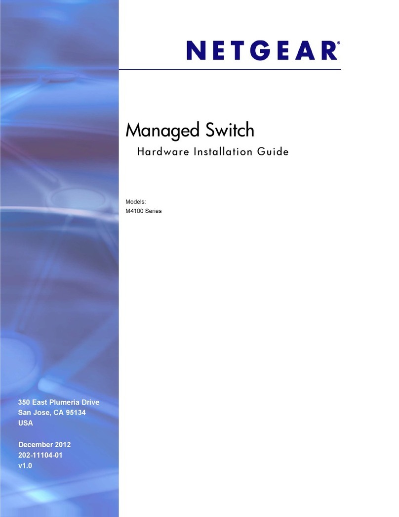 NETGEAR M4100 Series ProSAFE Manual NETGEAR M4100 Series ProSAFE Manual