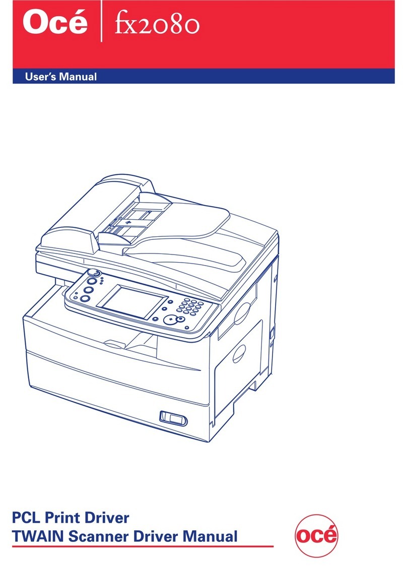 Oce fx2080 user manual
