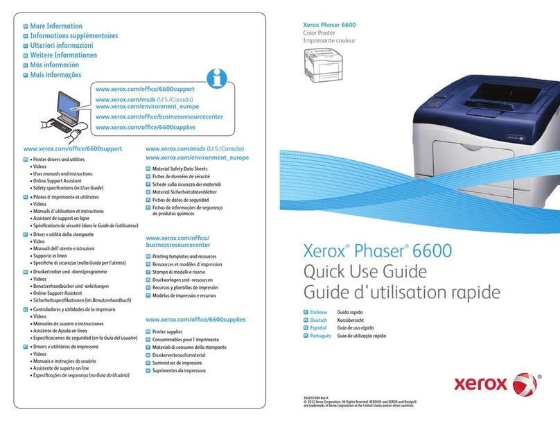 Xerox Xerox Phaser 6600 Operating manual