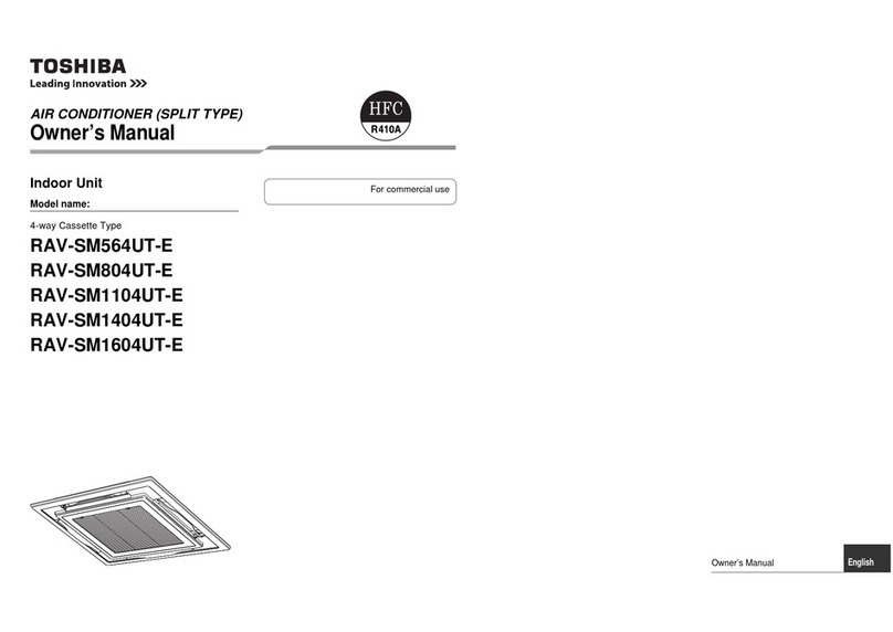 Toshiba RAV-SM564UT-E User manual