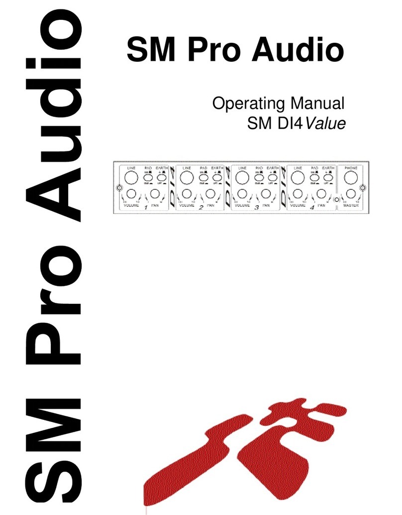 SM Pro Audio SM DI4 Value User manual