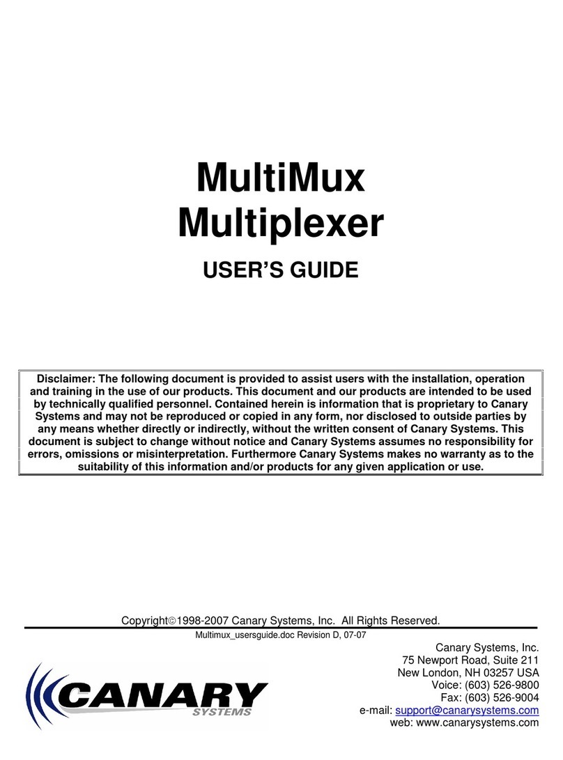 Canary MultiMux user guide