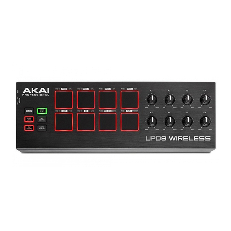 Akai LPD8 User manual