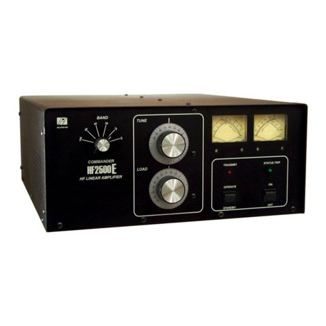 Palstar COMMANDER HF-2500 EXPORT owner's manual