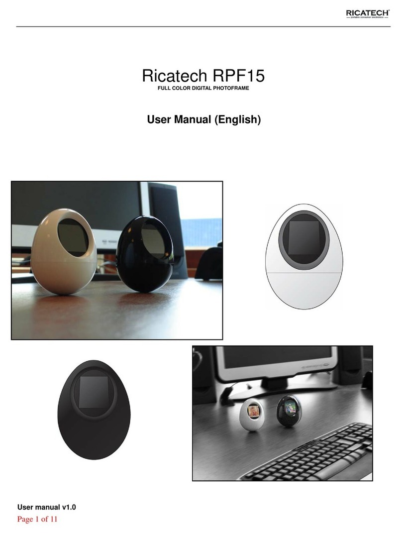 Ricatech RPF15 user manual