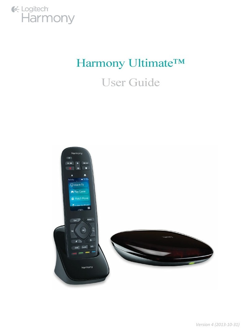 Logitech Ultimate Control User manual Logitech Ultimate Control User manual