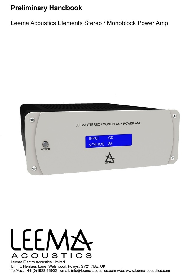 leema-acoustics Monoblock Power Amp Handbook