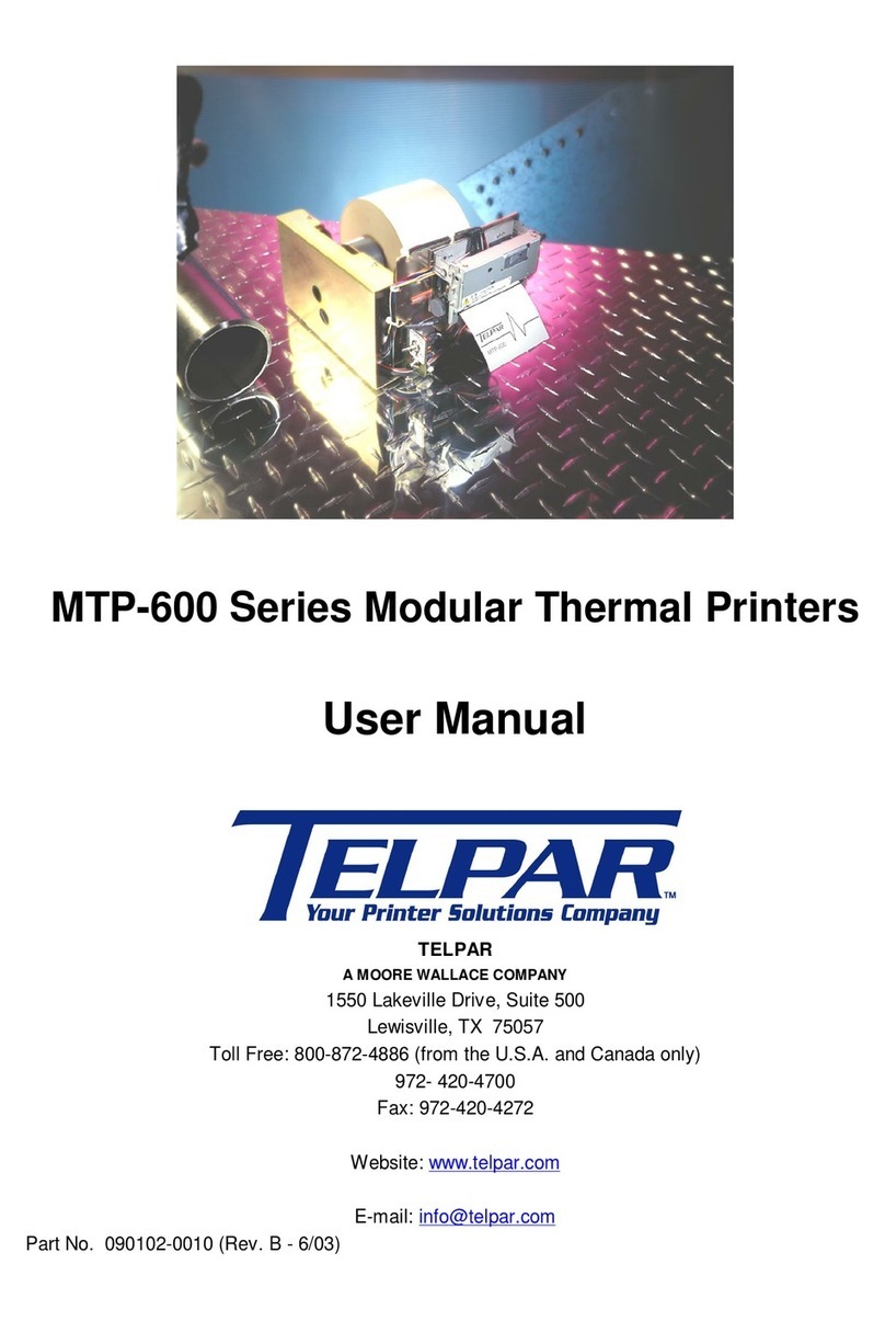 Telpar MTP-600 Series User manual Telpar MTP-600 Series User manual