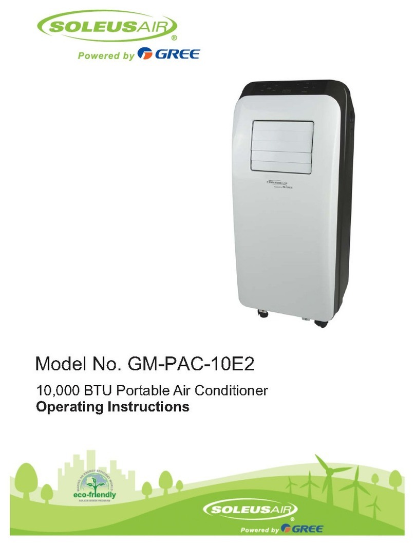 Soleus Air GM-PAC-10E2 User manual