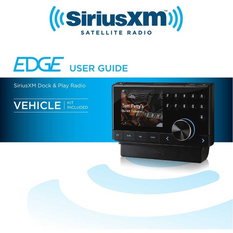 Sirius XM RAdio EDGE user guide