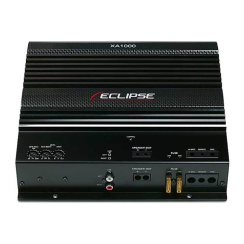 Eclipse XA1000 User manual