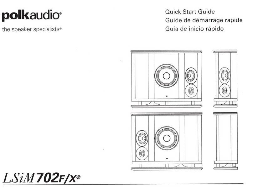 Polk Audio LSIM702F User manual