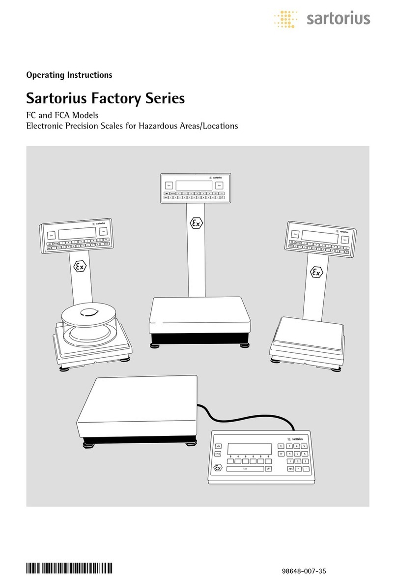 Sartorius FC User manual