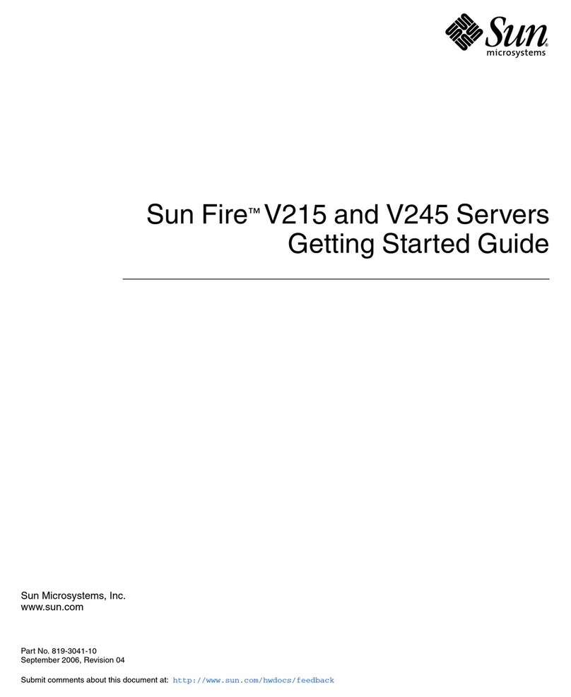 Sun Microsystems Sun Fire V215 Getting started guide